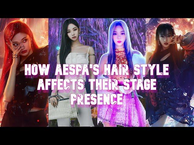 How Hair Style Affects Stage Presence Episode 1: Aespa