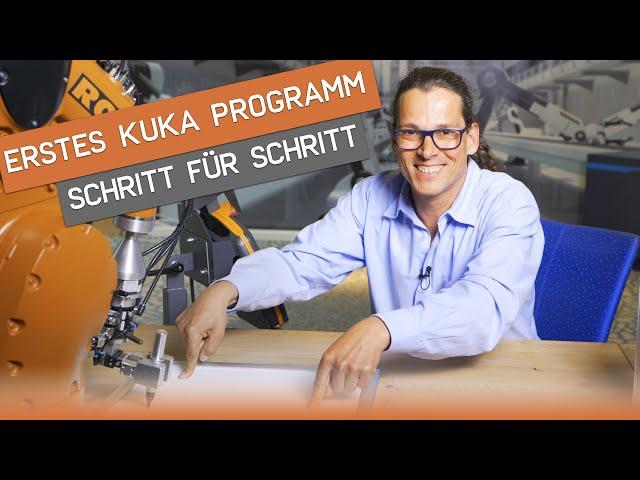 Programming  a KUKA Robot: First Motion Program (Step by Step)