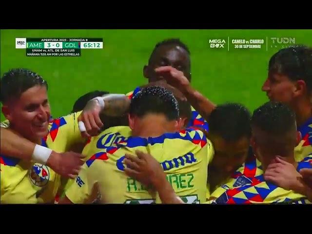 Resumen y goles del América 4 – 0 Chivas | Apertura 2023 | Jornada 8 | Triunfo en #ElClásicoDeMéxico