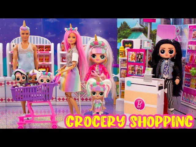 Unicorn Family Grocery Shopping Mini Brands Series 4