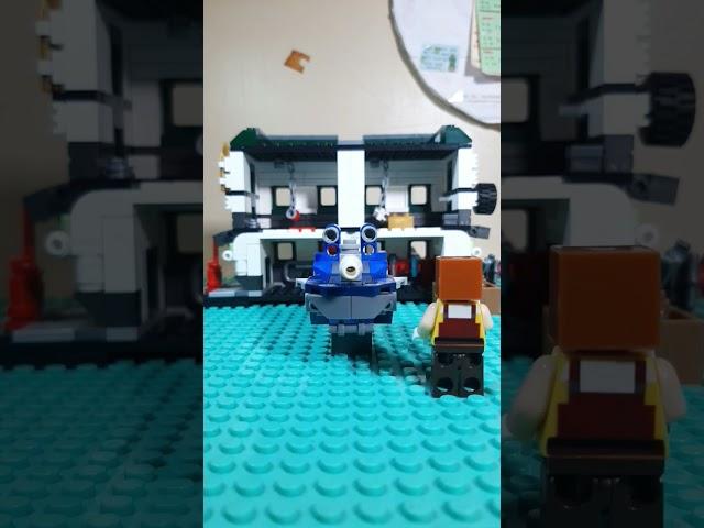Baloksmith Workshop create Frigates Ship #brick #block #minecraft #stopmotion #shorts