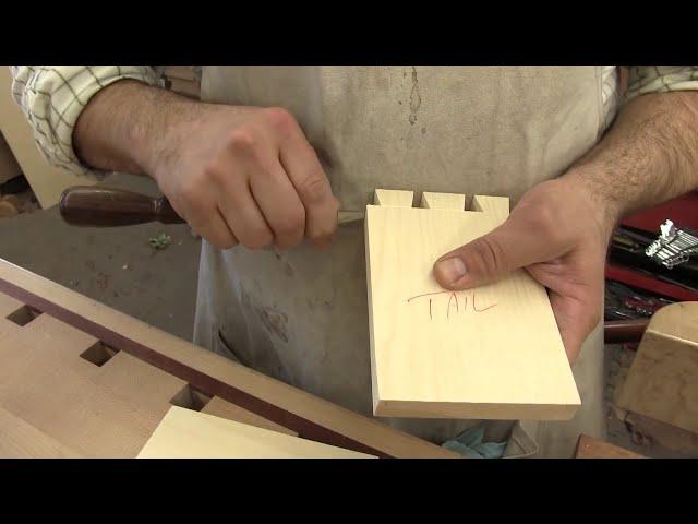 Hand Cut Dovetails, a different approach!