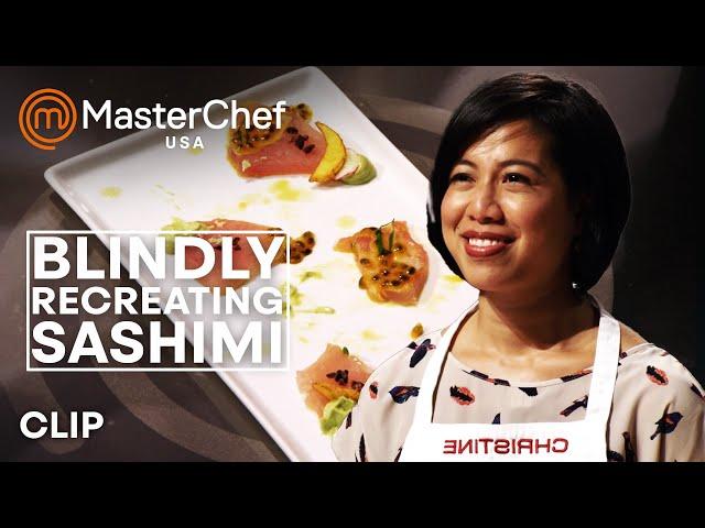 How To Blindly Replicate Sashimi | MasterChef USA | MasterChef World