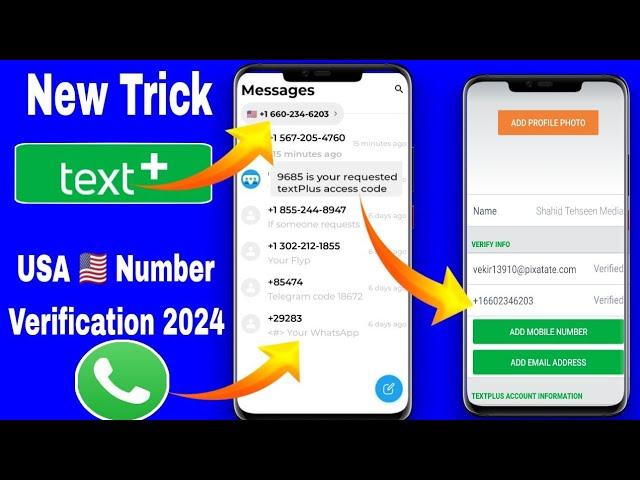 Textplus & Nextplus Singups problem solved (Get new USA WhatsApp number)