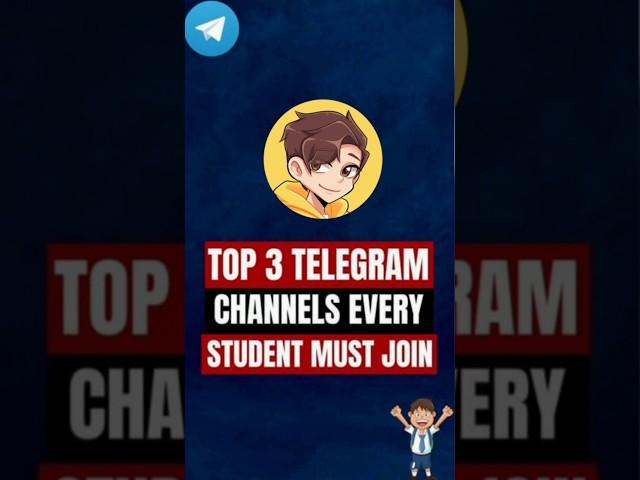 Top 3 Telegram Channel Every Student must join #tech #students #coding #programming #shorts