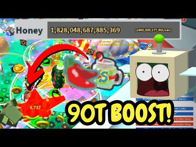 90T PEPPER BOOST *900B/S* | bee swarm simulator