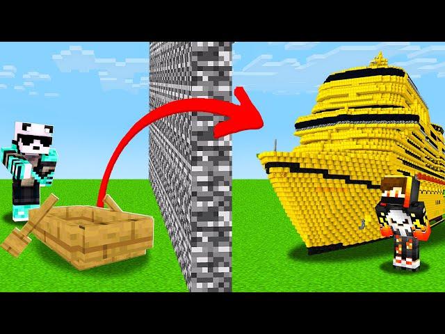 I Cheated with //UPGRADE in a Build Battle in Minecraft