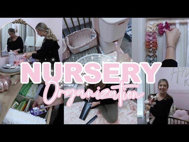 NURSERY ORGANIZATION FOR BABY #2 | NURSERY DIY PROJECTS | BABY PREP | Lauren Yarbrough