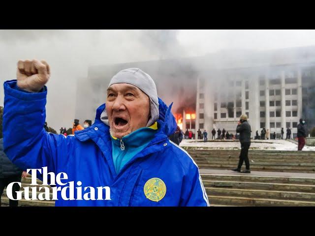 Kazakhstan protesters storm government buildings and Almaty airport