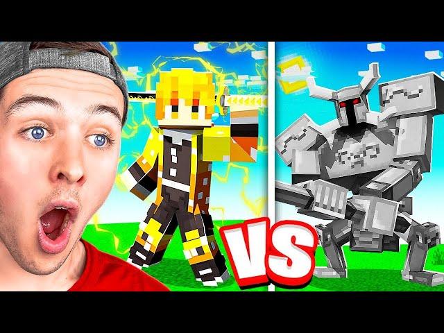 DEMON SLAYERS Vs. MOWZIES MOBS! (Minecraft Tournament)