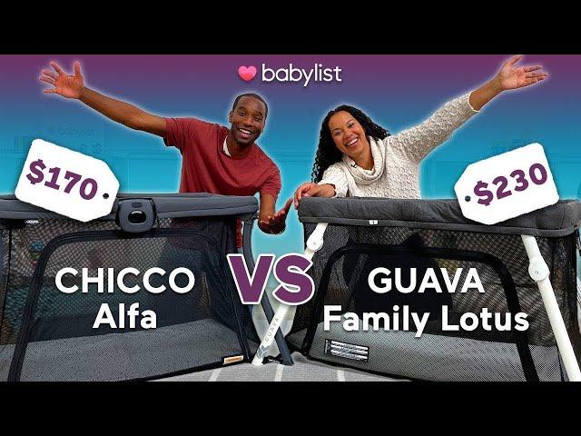 Travel Crib Comparison! *Chicco Alfa vs. Guava Family Lotus*