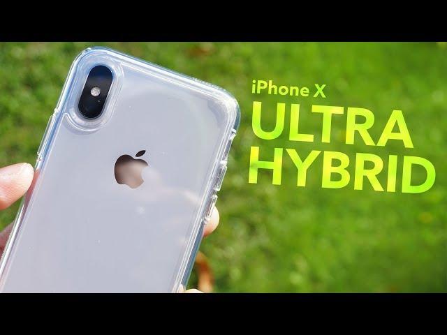 iPhone X Spigen Ultra Hybrid Case Review! - Crystal Clear