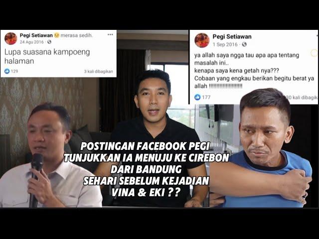 BUKT1 DIJITAL !! STATUS FACEBOOK PEGI MENUJU KE CIREBON  SEHARI SBLM KEJADIAN VINA & EKI ??