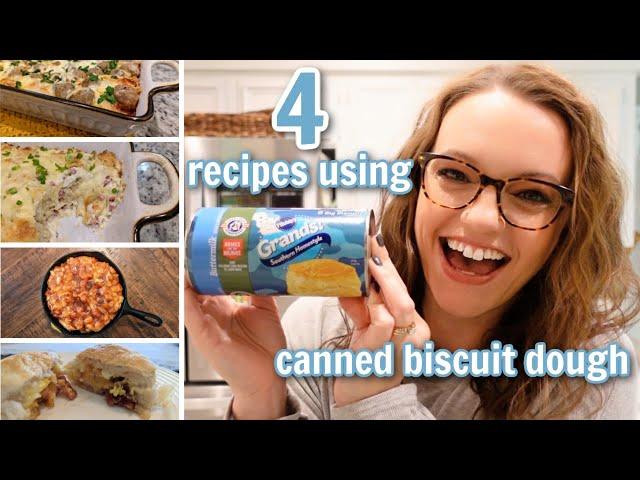 4 CANNED BISCUIT DOUGH RECIPES | QUICK & EASY BISCUIT DOUGH RECIPES