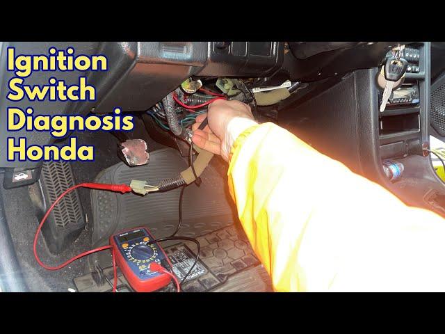 How to test ignition switch on a Honda Civic CRX