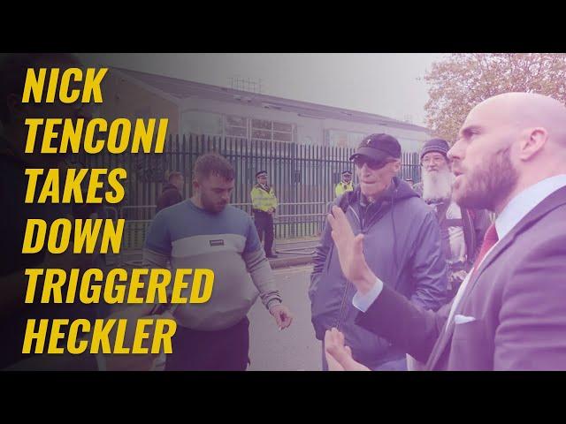 Nick Tenconi Takes Down Triggered Heckler