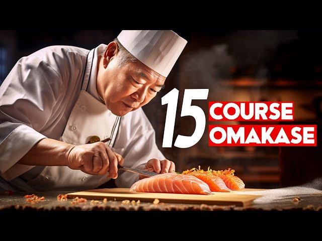 How This Sushi Chef Prepares A 15 Course Omakase