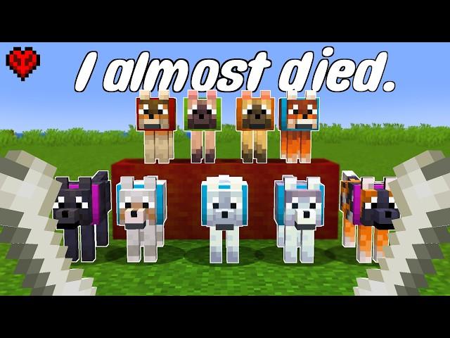 I found every hecking dog in Minecraft Hardcore