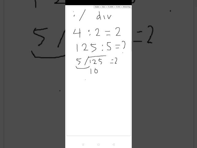 Division Operation - Operasi Pembagian #shorts