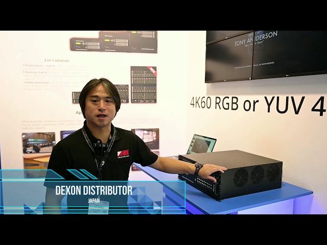 DEXON Systems - DMX200 Product video with Japanese Distributor (ISE 2020, Amsterdam)