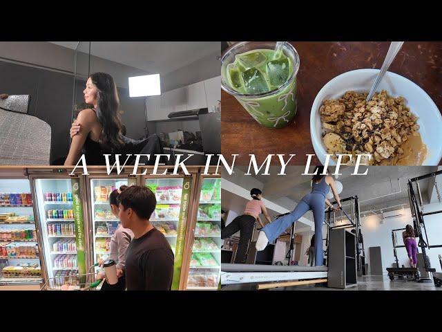 A week in my life: workouts, events, work & good eats  𐙚 ⋆˙⟡