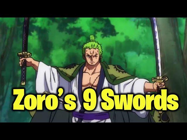 ALL 9 of Zoro's Sword in One Piece | Every Blade Zoro has used in One Piece until now explained