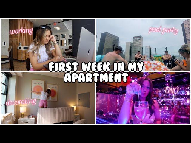 FIRST WEEK LIVING IN DALLAS | Week In My Life | New Apartment