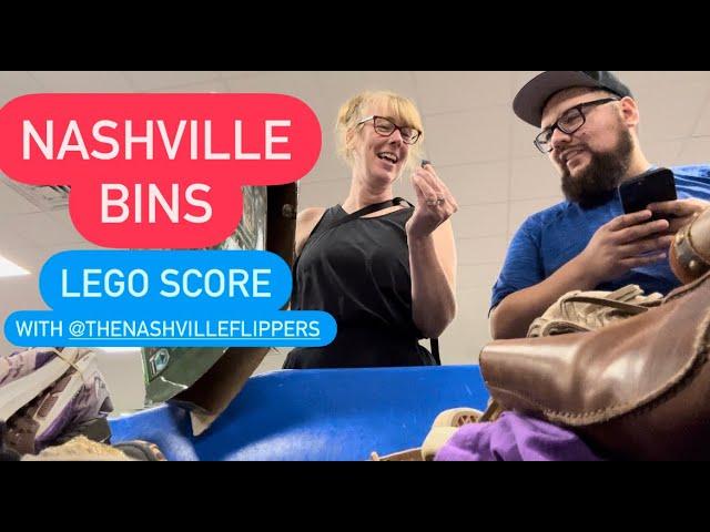 Thrifting with The Nashville Flipper at the TN Goodwill Outlet Bins for GRAIL LEGO & Golden Goose