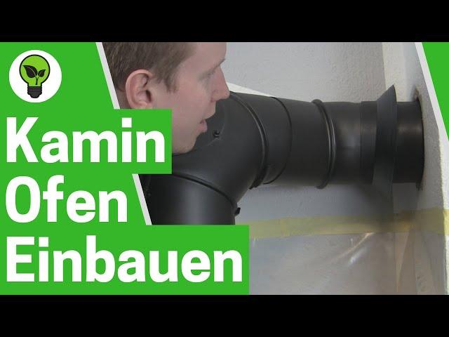 Kaminofen Einbauen  TOP ANLEITUNG: Wie Ofen- und Rauchrohr nachträglich an Holzofen Anschließen???