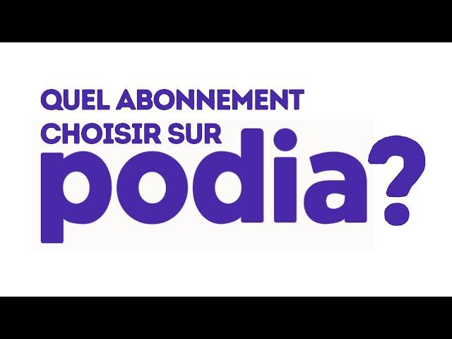 Quel abonnement choisir sur Podia? Mover, Shaker, Earthquaker?