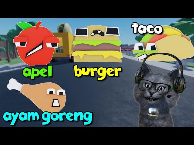 MENCARI BERBAGAI MAKANAN YANG LUCU -  Roblox Indonesia - Food Morph