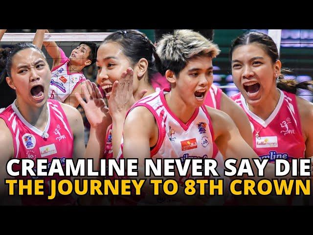 Creamline TOUGH Journey! Nagpabugbog sa Una, Pero Naguwi pa din ng Korona! First 4peat!