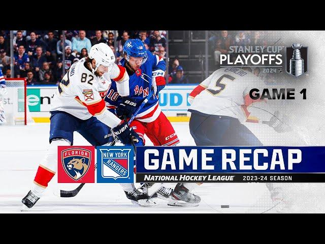 Gm 1: Panthers @ Rangers 5/22 | NHL Highlights | 2024 Stanley Cup Playoffs