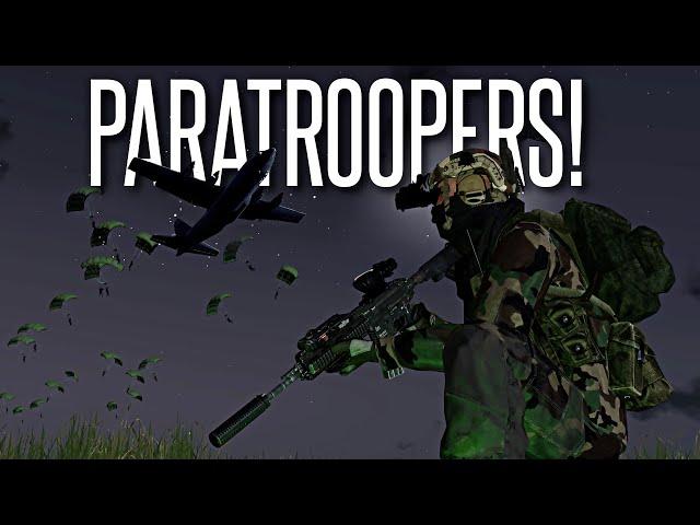 Stealth Paradropping Behind Enemy Lines! - Arma 3 Milsim Operation