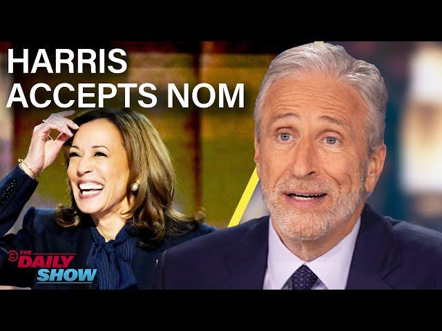 Jon Stewart's DNC Recap: Oprah Calls Out Cat Ladies, Dem Vibes & Kamala’s Moment | The Daily Show