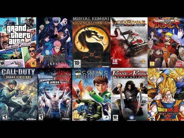 Top 50 Best PSP Games of All Time | Best ppsspp games