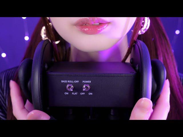 ASMR Sloooow Inaudible Whispers & Ear Massage