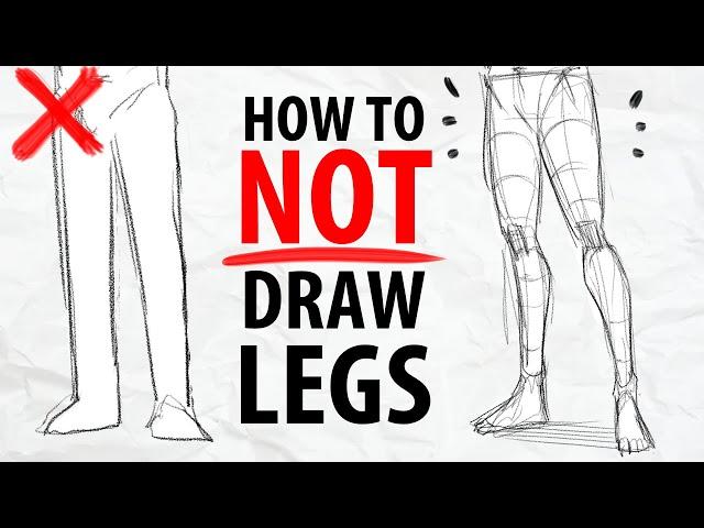 Why Do Your Leg Drawings Look Wrong? Learn The Fix! | DrawlikeaSir