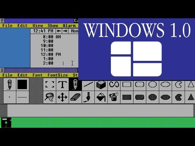 A Tour of Windows 1.0 - Software Showcase