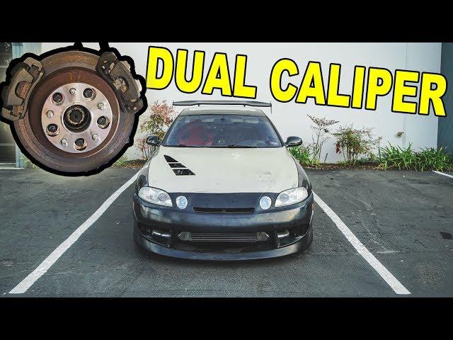 DUAL REAR CALIPER INSTALL - Project 1JZ Lexus