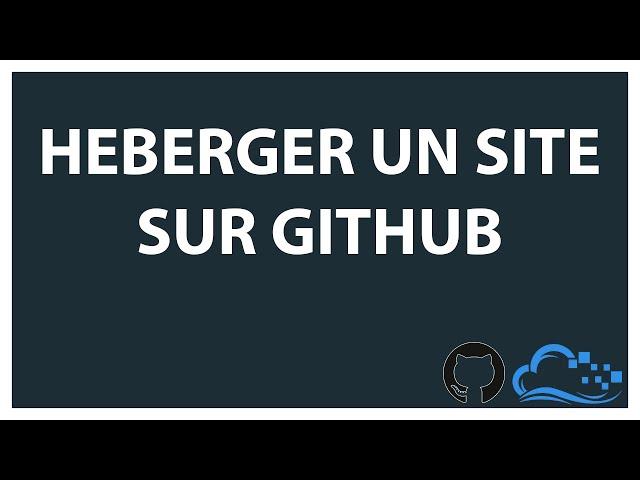 Comment héberger un site web facilement avec GitHub