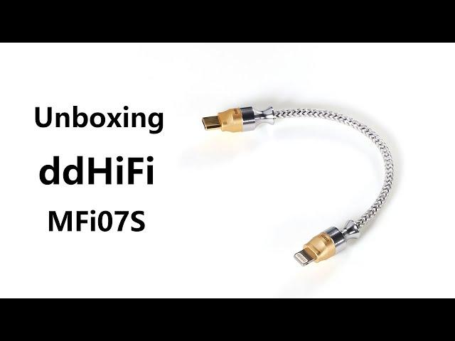 ddHiFi MFi07S Lightning to USB C OTG HiFi Audiophile USB cable