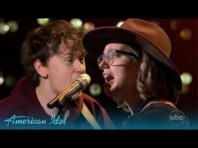 Fritz & Leah Knock It Out Of The Park With Their Duet on American Idol Hollywood Week!