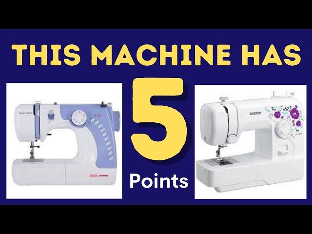 Usha Janome Dream Stitch vs. Brother JA1400 Best Sewing Machine Review Comparison | Stitching Mall