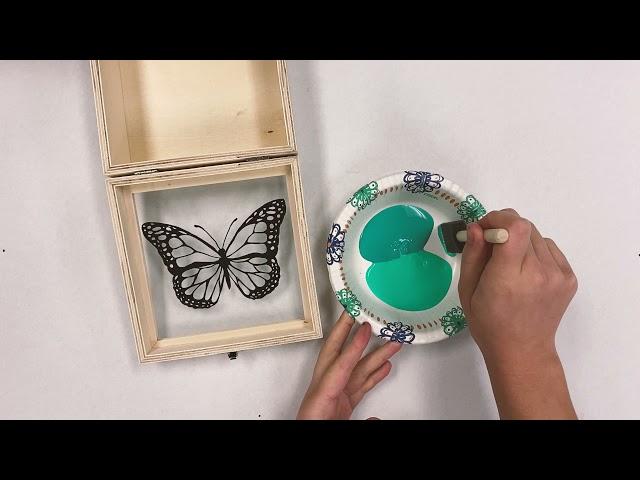 DIY Glass Painting technique with Grace