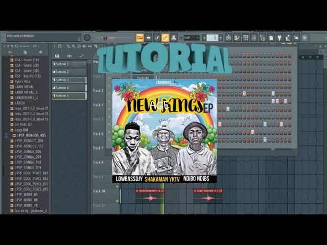 How to produce like lowbassdj x Shakaman YKTV x Ndibo ndibs | FL Studio | Tutorial | Free FLP