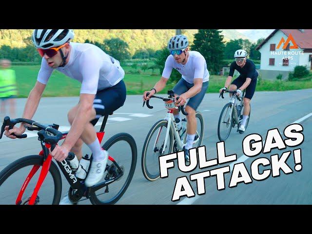 We ATTACKED On the Toughest Alpine Climb! - Haute Route Alps ep2