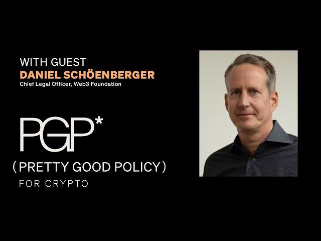 Daniel Schöenberger, Chief Legal Officer, Web3 Foundation
