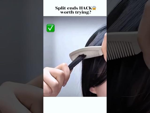 Split ends HACK worth trying? #haircare #hairstyle