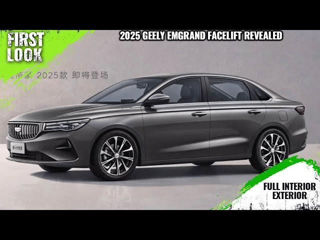 2025 Geely Emgrand Facelift Launched - First Look - Full Interior Exterior